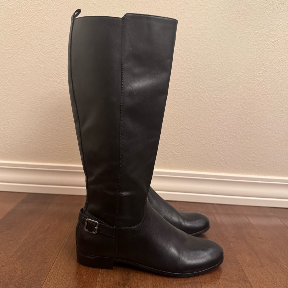 Ciao Bella Black Leather Riding Boot - Picture 9 of 16